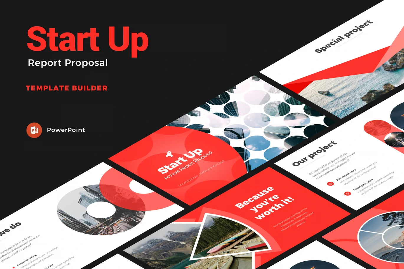 Start Up Annual Report Infographics Proposal