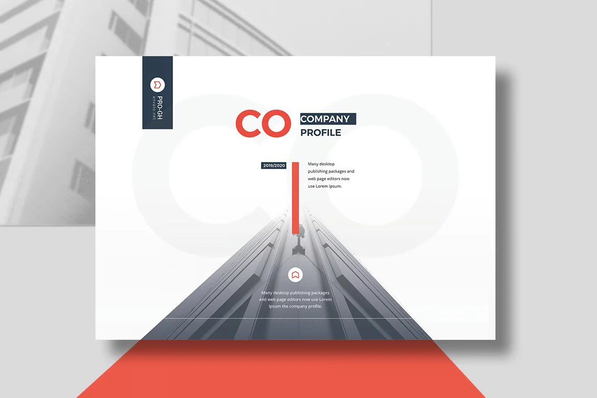 Company Profile Landscape A5