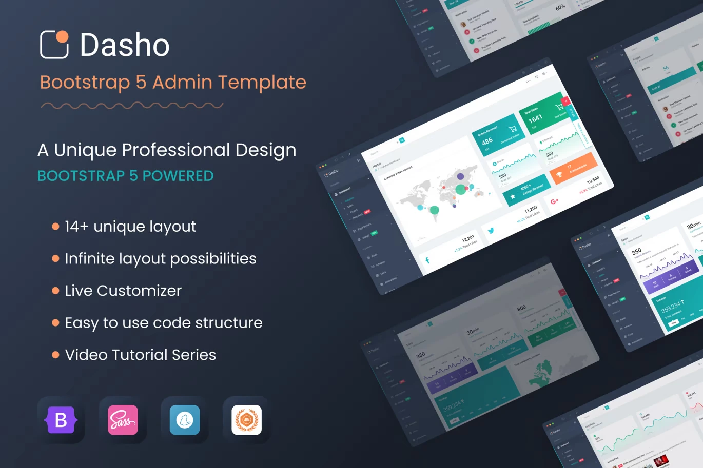 Dasho Bootstrap Admin Template