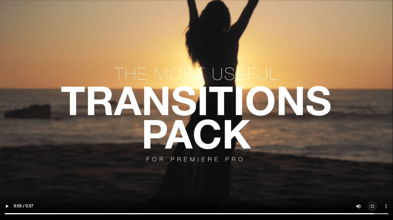 The Most Useful Transitions Pack for Premiere Pro