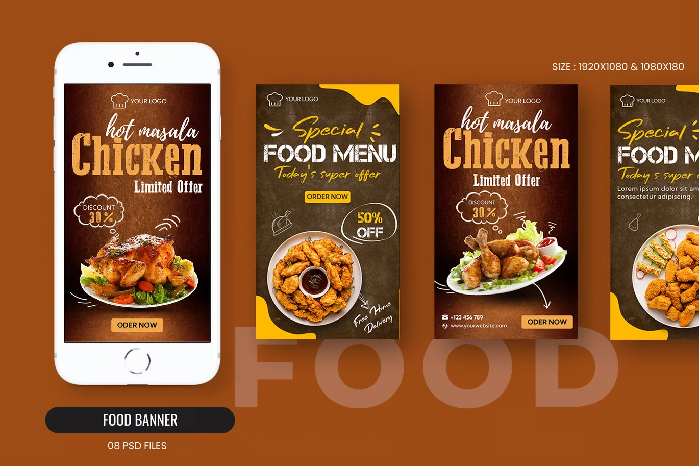 Food Banner Template