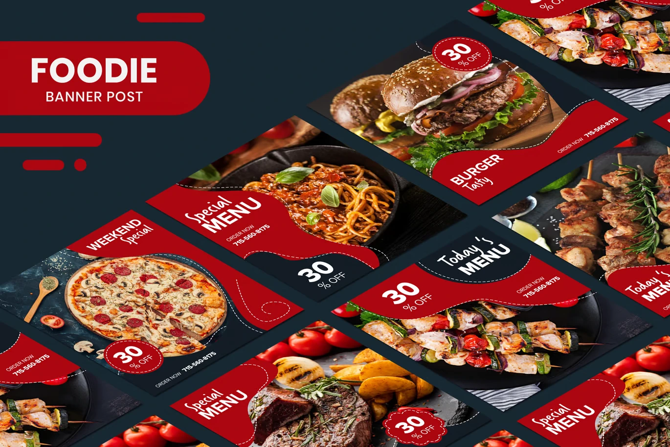 Food Instagram Banner Templates