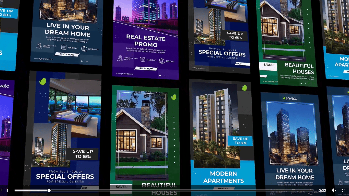 Real Estate Commercial Stories and Reel