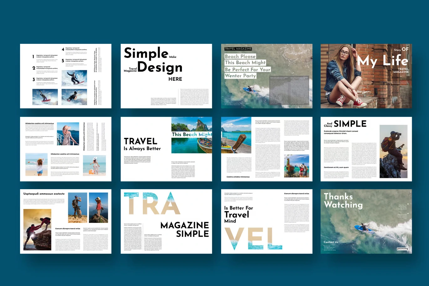 Travel Magazine Template