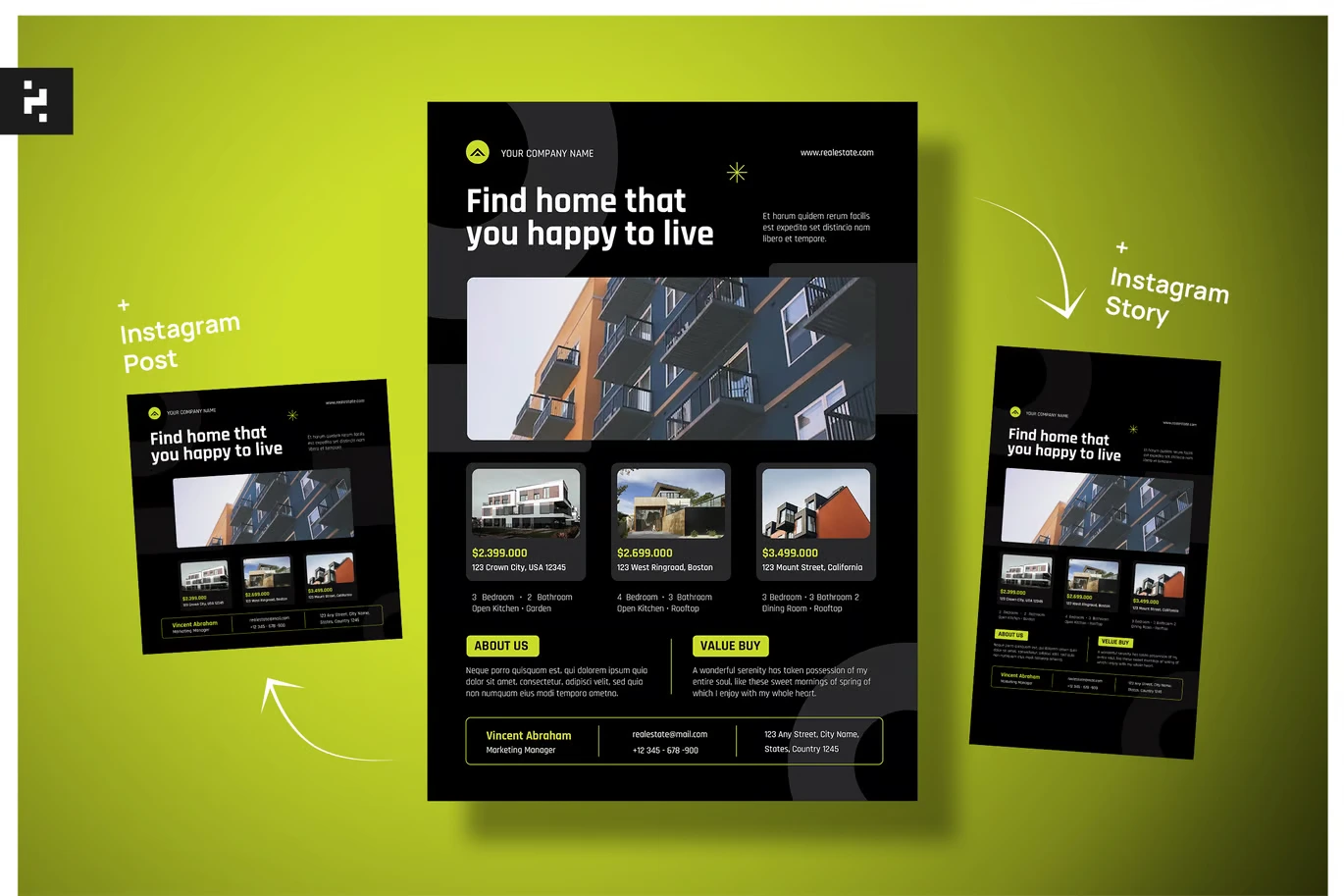 Real Estate Listing Flyer