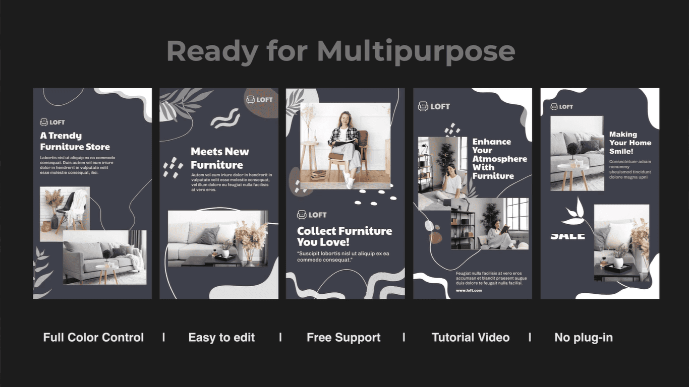 Furniture Real Estate Instagram Stories
