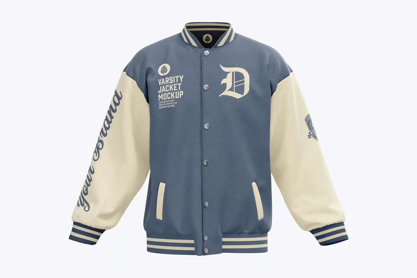 Men's Bomber Jacket Mockup